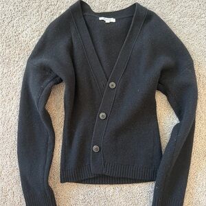 Madewell Black Button-Up Cardigan